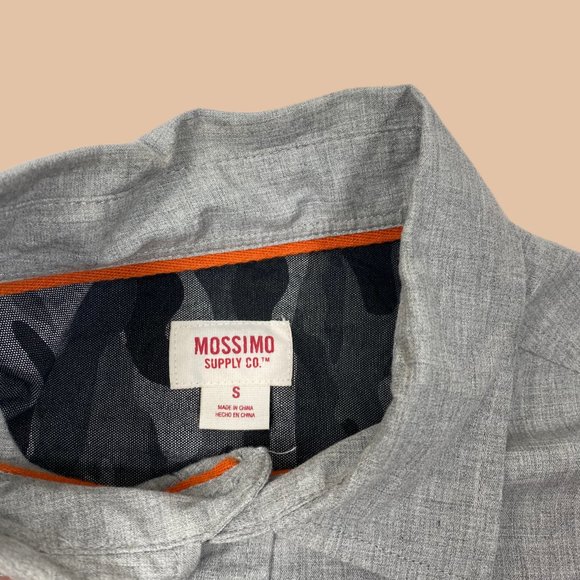 Mossimo - Grey - Short Sleeve Button Up - Picture 5 of 9